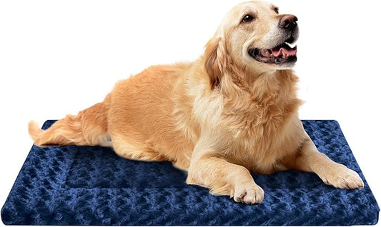 Dog Bed Mat - Comfortable Kennel Pad, Multi-Purpose Crate Bed for Dogs & Cats, Soft Support