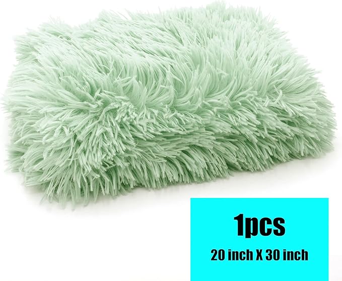 Pet Dog Bed Blankets, Fluffy Fleece Dog Throw Blankets Sleep Mat,Soft Puppy Blankets Cat Kitten, S M L XL,Fuzzy Reversible Sherpa Blanket for Bed, Couch, Sofa, Travel,Washable & Lightweight