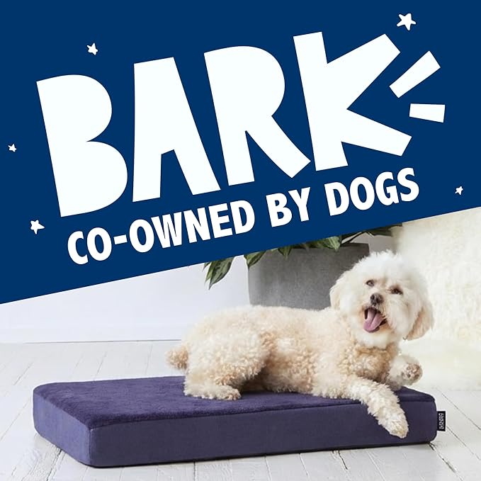 Barkbox Orthopedic Dog Bed | Comfortable Memory Foam Mattress for Joint Relief | Head and Neck Support Waterproof with Non Skid Bottom | Calming Durable Bed with Washable Cover | XL, Navy