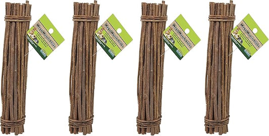 (4 Pack) Ware Natural Willow Mega Munch Sticks Small Pet Chew Treat