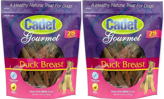 (2 Pack) Duck Breast Dog Treats, 28 Ounce